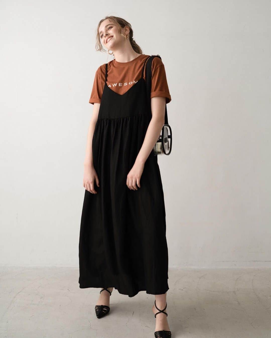 ACYMさんのインスタグラム写真 - (ACYMInstagram)「#発売中 ✔︎Volumy maxi dress (BEG,BLK) . . 画像をTAPして詳細をCHECK✈︎ . . #ACYM #ootd #outfit #coordinate #instagood #instalike #2019SS #fashion #japan #tokyo」8月3日 12時33分 - acym_official