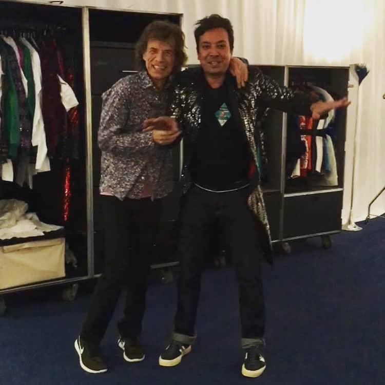 ミック・ジャガーさんのインスタグラム写真 - (ミック・ジャガーInstagram)「Thanks for coming to the show last night @jimmyfallon !」8月3日 3時37分 - mickjagger