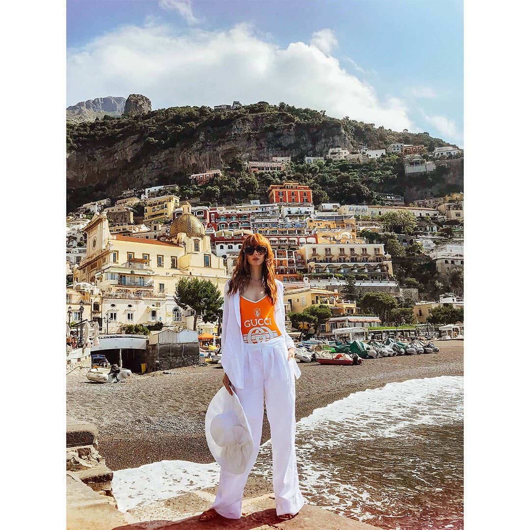 Faith Picozziさんのインスタグラム写真 - (Faith PicozziInstagram)「Italy Diaries 1️⃣ Positano 🧡 #italy #positano #travel #gucci #fashion #style #summer #vacation @filip.milenkovic @filipandfaith @gucci @alessandro_michele @faithpicozzi」8月3日 3時42分 - faithpicozzi