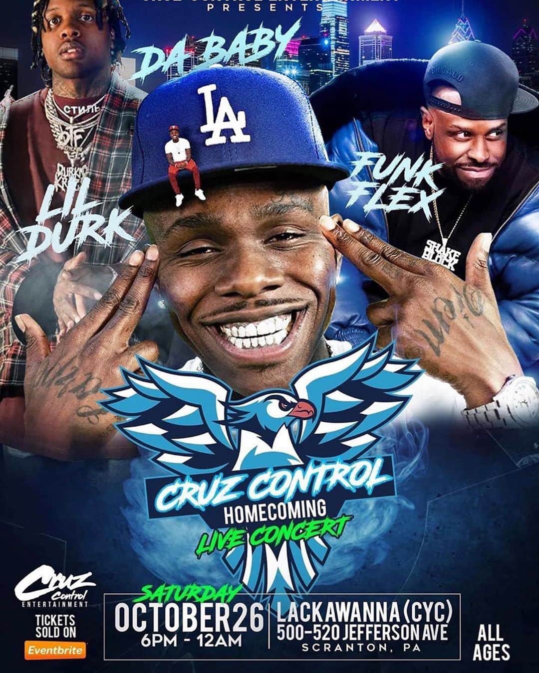 ファンクマスター・フレックスのインスタグラム：「Homecoming! October! They booking me early! FunkFlex on the set! @litdigitaldjs」