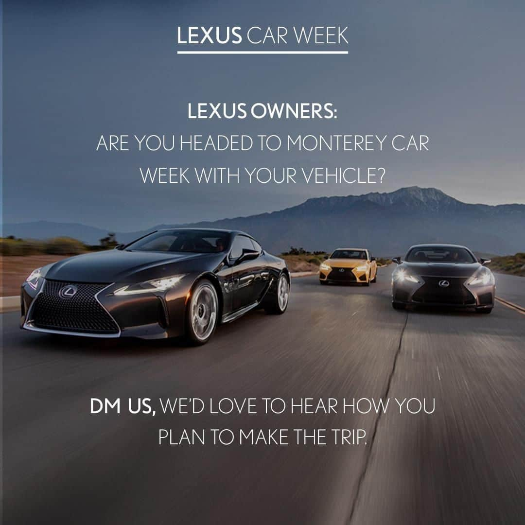 Lexus USAさんのインスタグラム写真 - (Lexus USAInstagram)「Lexus owners: are you headed to #MontereyCarWeek with your vehicle? DM us, we’d love to hear how you plan to make the trip. #PebbleBeachConcours #LookatMyLexus @LexusBoys @LexusNews @LexusTuned @PebbleBeachConcours」8月3日 6時24分 - lexususa