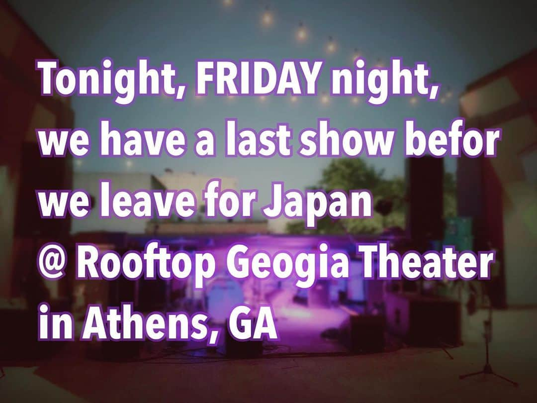 PINKY DOODLE POODLEさんのインスタグラム写真 - (PINKY DOODLE POODLEInstagram)「Tonight, FRIDAY night, we have a last show before we leave for Japan, at Rooftop Georgia Theater in Athens, GA!! Yea!! Come and join us!! . Upcoming PDP gigs :  FRI 8/2 Athens, GA @ Rooftop SAT 8/3 Greenville, SC @ The Eighth State Brewing Company SUN 8/4 Tucker, GA @ Enzos Pizza -Tucker City Limits- . . . #pinkydoodlepoodle  #pdp  #ustour2019  #highenergyrocknroll  #livemusic #rockmusic #rock #rockband  #japanese  #ustour #livetour  #tourlife #musicianlife #musician #gibsonguitars #gibsonbass #gibson #eb3 #lespaul #marshallamps #vintage #femalebassist #femalevocalist」8月3日 7時15分 - pinkydoodlepoodle