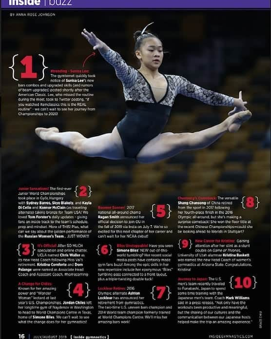 Inside Gymnasticsさんのインスタグラム写真 - (Inside GymnasticsInstagram)「Straight from our pages... a quick preview of our Championships issue!!! See link in bio or Shopinsidenation.com to subscribe for the full issue!!! 💙  See you in Kansas City!!! #gymnastics #championships🇺🇸 #kansascity #magazine #roadto2020 #roadtotokyo」8月3日 7時53分 - insidegym