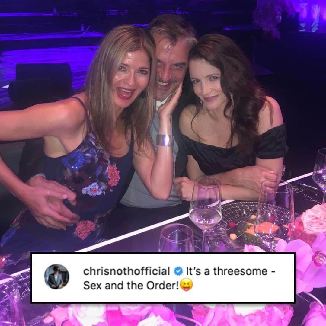 E! Onlineさんのインスタグラム写真 - (E! OnlineInstagram)「A #LawandOrder + #SexandtheCity crossover we wish was ever thine, ever mine, ever ours. (📷: @chrisnothofficial)」8月3日 9時00分 - enews