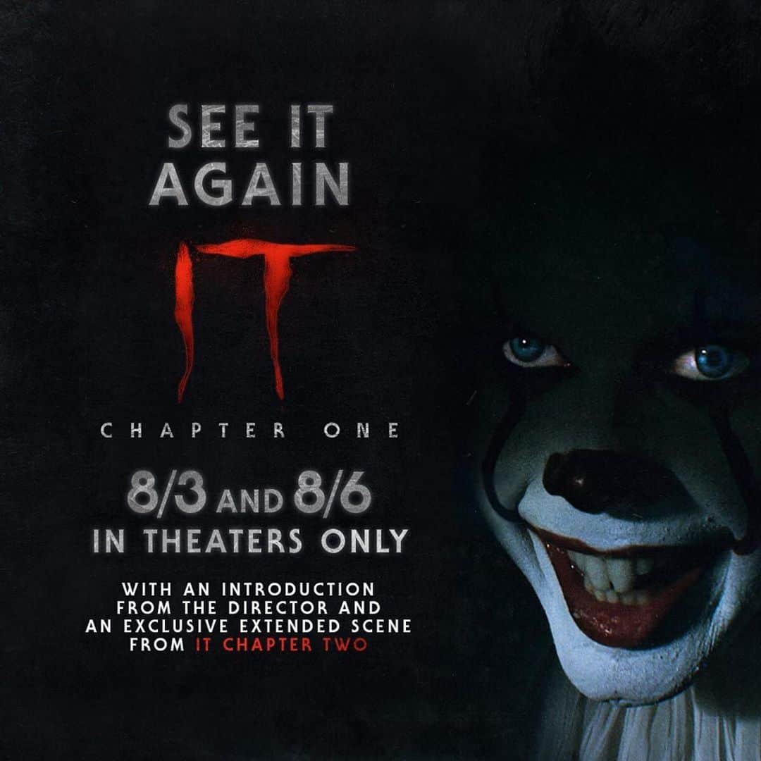 Warner Bros. Picturesさんのインスタグラム写真 - (Warner Bros. PicturesInstagram)「#SeeITAgain with an exclusive extended scene from #ITChapterTwo. Tickets available for 8/3 & 8/6 in select theaters at the link in bio.」8月3日 9時16分 - wbpictures