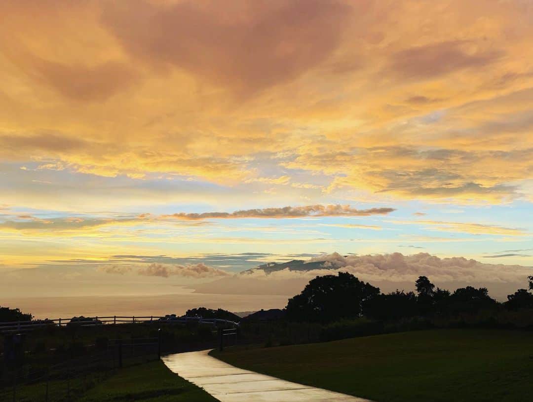 齊藤美絵さんのインスタグラム写真 - (齊藤美絵Instagram)「今日は、ストームの影響もあって雨や強い風の一日でした。  が、  目の前に広がる景色がドラマティック過ぎて！  お家からパーフェクトなレインボーも🌈  #maui #マウイ #liveontheearth #地球に寄り添った暮らし方 #mauinokaoi  #Hawaii #aloha #sunset #rainbow #livewelllovemuchlaughoften #howtobeawesometoday  #ナチュラルビューティスタイリスト #ツタエルヒト。」8月3日 21時57分 - saitomie