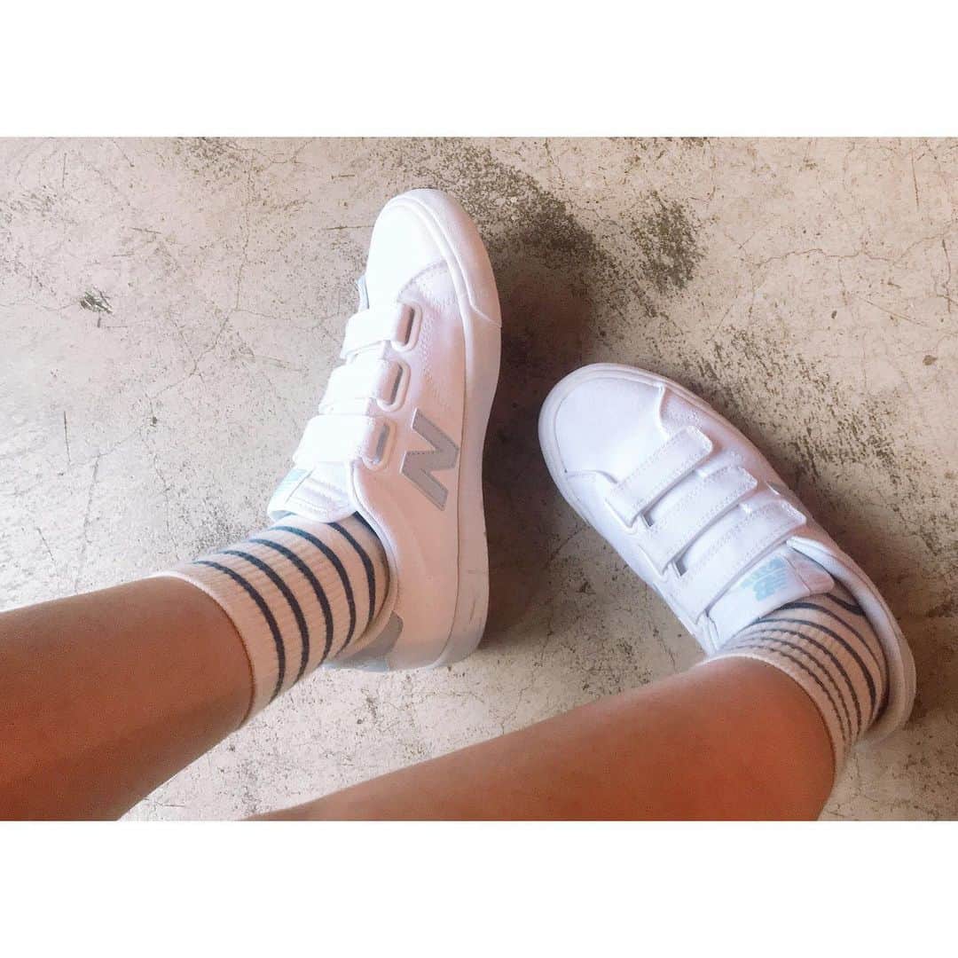千田愛紗さんのインスタグラム写真 - (千田愛紗Instagram)「可愛的新鞋💙 #newbalance #xracer #am210」8月3日 21時22分 - aisa1108