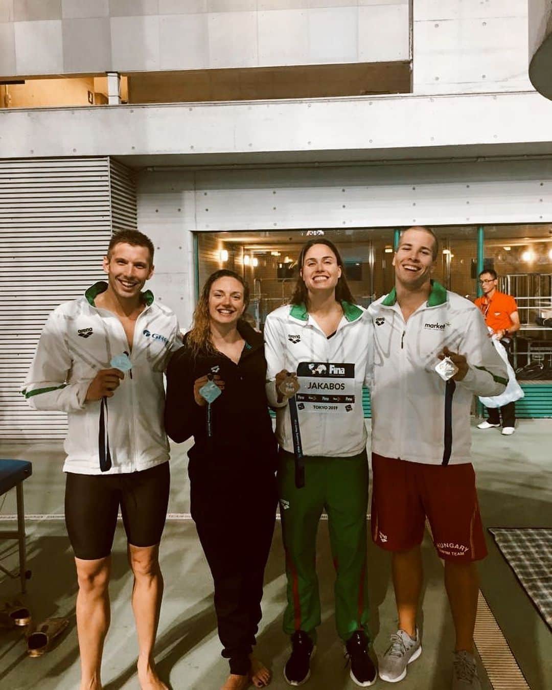 ズザンナ・ヤカボスのインスタグラム：「about today 😸😾 #teamhungary #tokyo #japan #swc2019」