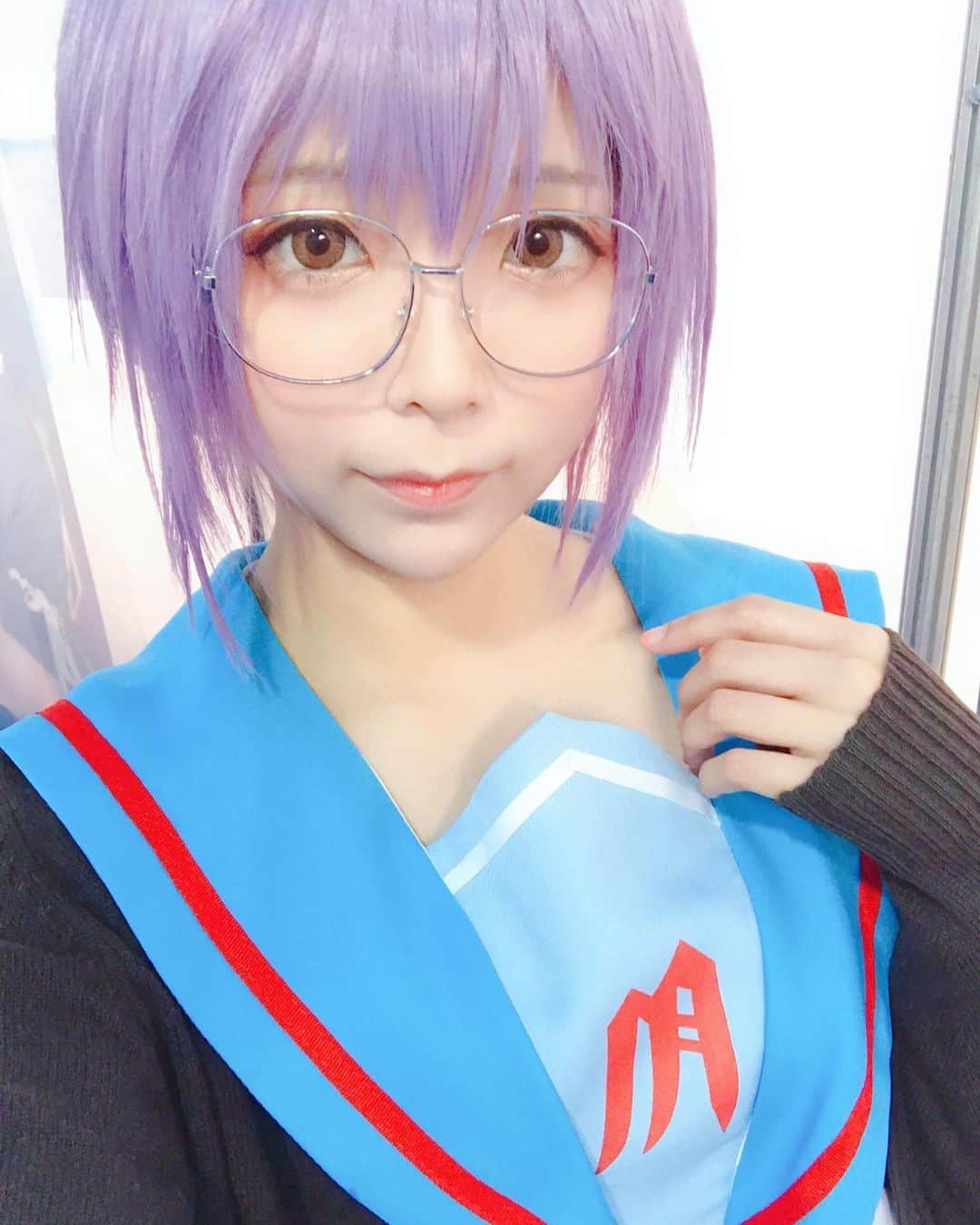 小桃のインスタグラム：「I’m ready!!!!! @ Manga Festival in Vietnam🇻🇳 See you all soon at the offical booth!!! #yukinagato #nagatoyuki #長門有希  #涼宮春日的憂鬱 #涼宮ハルヒの憂鬱 #themelancholyofharuhisuzumiya #cosplay #コスプレ」