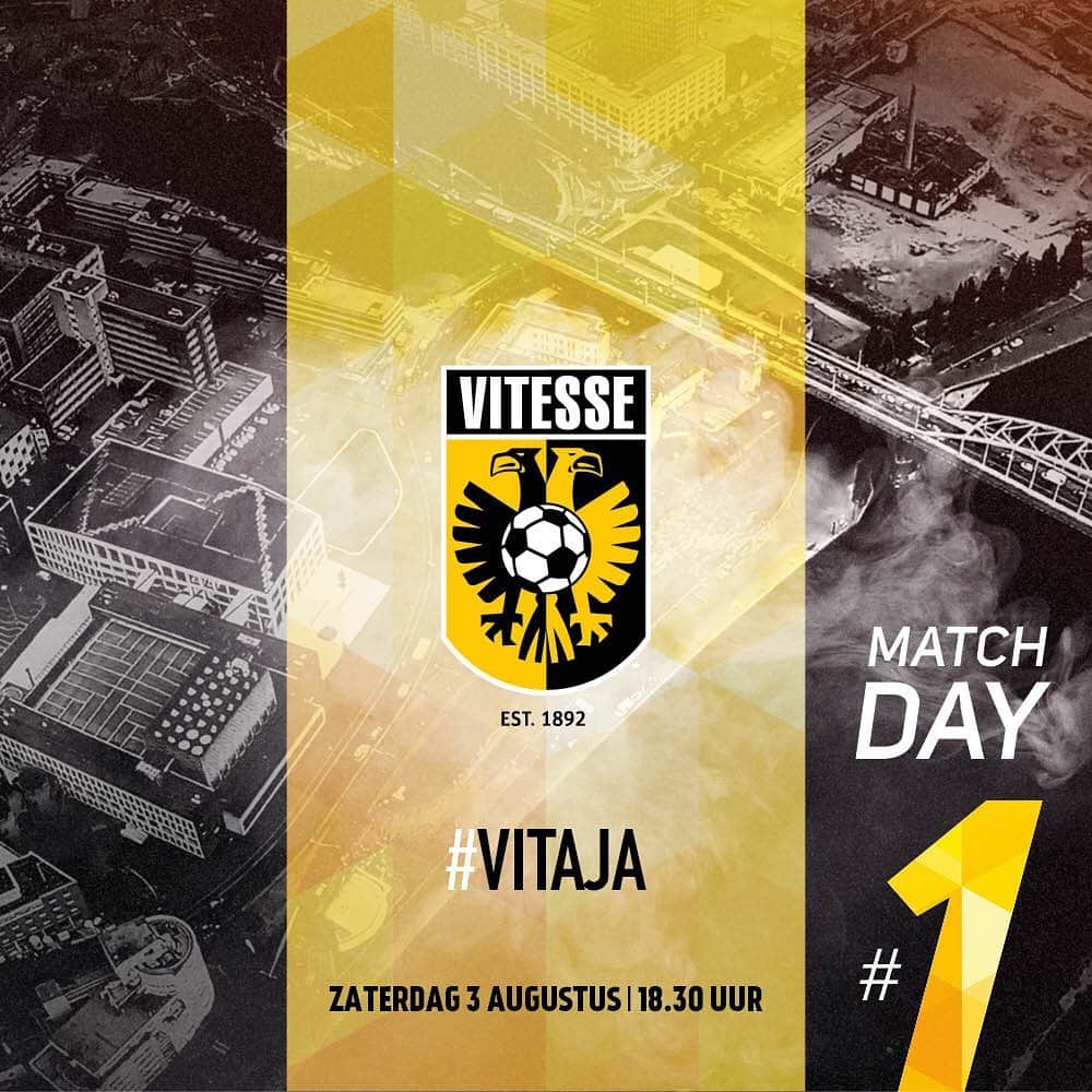 フィテッセさんのインスタグラム写真 - (フィテッセInstagram)「MATCHDAY! ⠀⠀⠀⠀⠀⠀⠀⠀⠀ ⠀⠀⠀⠀⠀⠀⠀⠀⠀ ⠀⠀⠀⠀⠀⠀⠀⠀⠀ Zijn jullie er klaar voor? 🔥🔥🔥 ⠀⠀⠀⠀⠀⠀⠀⠀⠀ ⠀⠀⠀⠀⠀⠀⠀⠀⠀ ⠀⠀⠀⠀⠀⠀⠀⠀⠀ #Vitesse #vitaja」8月3日 15時03分 - mijnvitesse