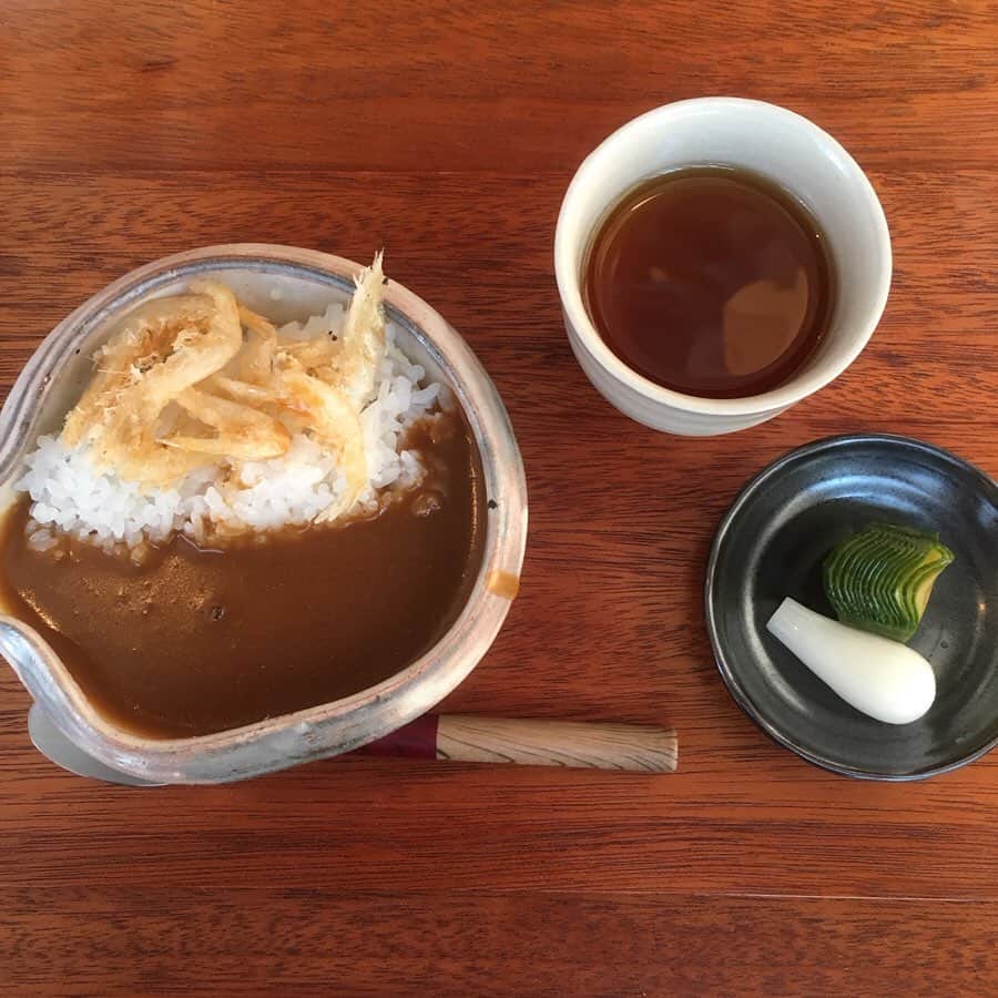 azumiのインスタグラム：「伊勢海老のお出汁のカレー #あずカレー」