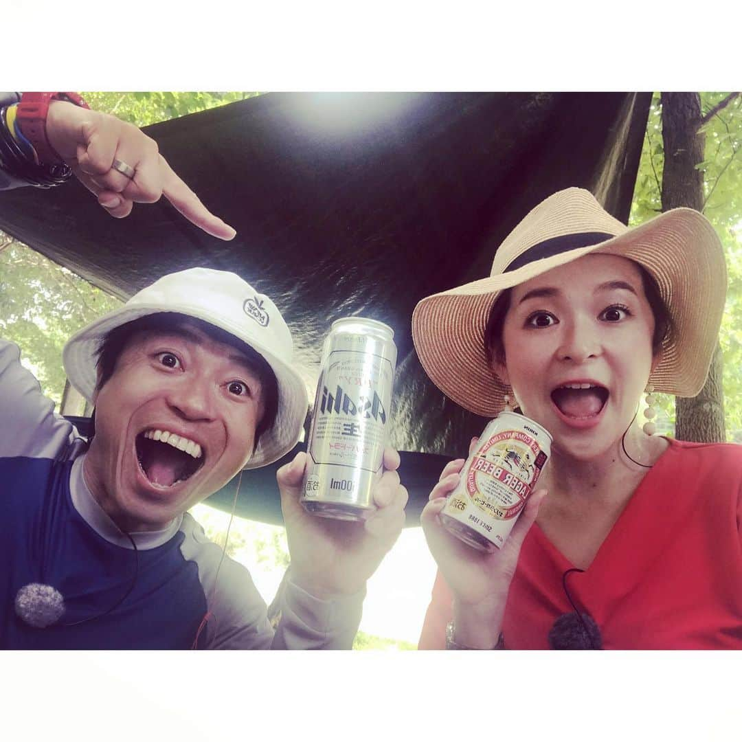 小野口奈々さんのインスタグラム写真 - (小野口奈々Instagram)「・ 今日の中継は東峰村からでした🍀 キャンプ場や、川の水を引いて作ったプール、 地元愛溢れる七夕まつりなど 東峰村の人気スポットを巡りました‼️ 一昨年の九州北部豪雨による復旧工事も 続いていますが、 是非東峰村の魅力を皆さんにも 体感していただけたらと思います🙇‍♀️ 今日はとても暑かったけれど マイナスイオンをたっぷり浴びて癒されました💕 #パンブーのとりあえずナマ #テレQ #東峰村 #棚田親水公園  #ふれあい広場つづみの里  #ポーン太の森キャンプ場」8月3日 17時58分 - nana0no