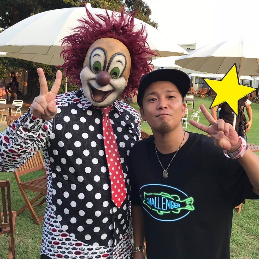 のインスタグラム：「夏の思い出2019。  #175r #sekainoowari #SHOGO #djlove #rockinjapan fes」