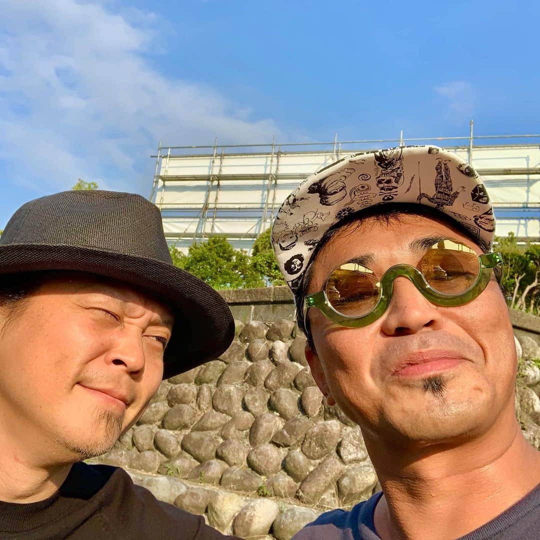石野卓球さんのインスタグラム写真 - (石野卓球Instagram)「with Ken Ishii」8月3日 19時43分 - takkyuishino