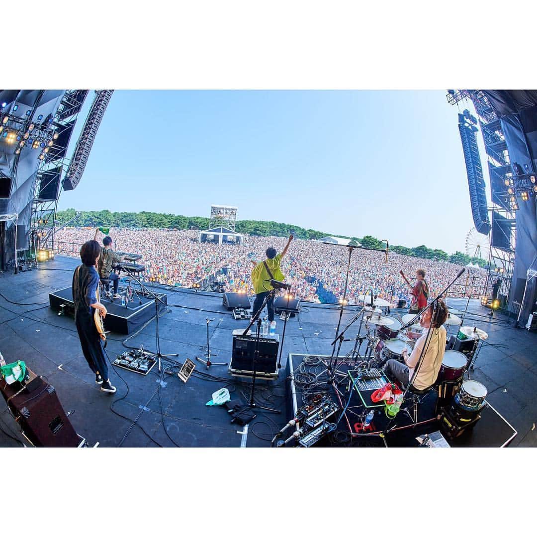 小川貴之のインスタグラム：「2019.8.3 ROCK IN JAPAN FESTIVAL 2019 GRASS STAGE 撮影 : 酒井ダイスケ」