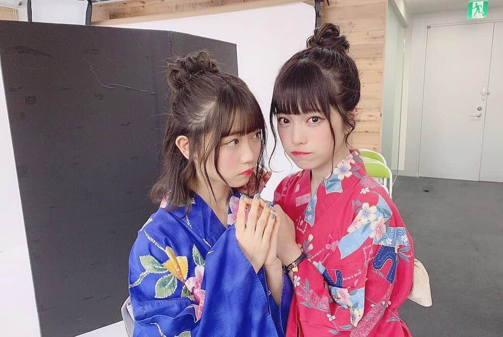 森みはるさんのインスタグラム写真 - (森みはるInstagram)「あしたも会いましょう！ #浴衣#浴衣ヘアアレンジ#浴衣女子」8月3日 23時05分 - miharu_mori