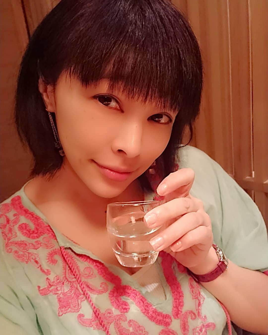 松坂南さんのインスタグラム写真 - (松坂南Instagram)「たまには、日本酒🍶💕」8月3日 23時09分 - minami_matsuzaka