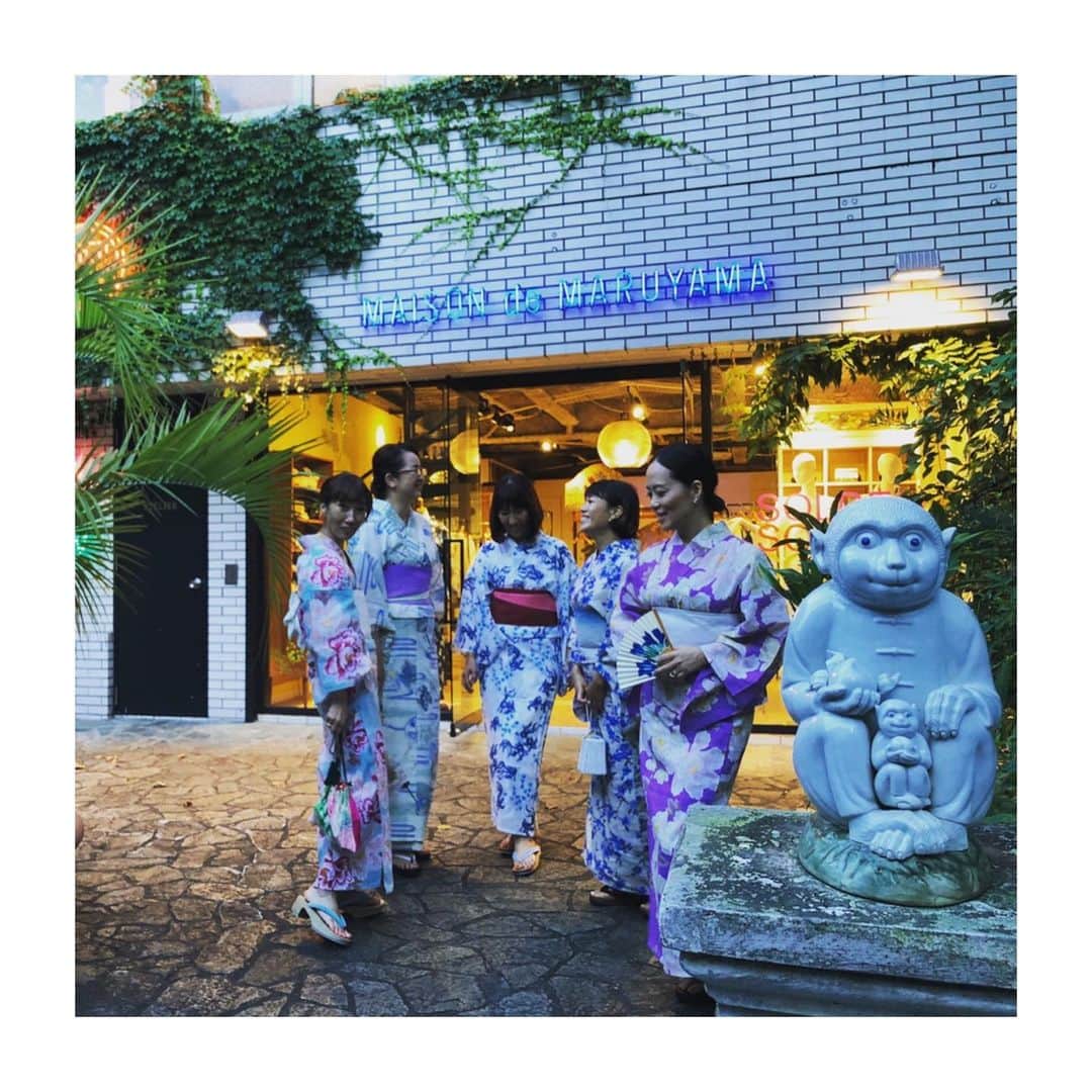 HiRAO INCのインスタグラム：「. 浴衣でお出かけ  毎年恒例 お洒落盆踊り  私とけいこちゃんは、kyomadoka ×MYLANの浴衣。 みんなはkeitamaruyama。  お祭りでは、みんなに会えて、とっても楽しかった✨」