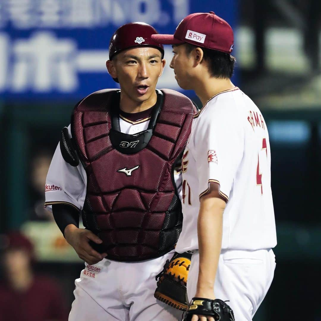 東北楽天ゴールデンイーグルスさんのインスタグラム写真 - (東北楽天ゴールデンイーグルスInstagram)「⚾️ ⚾️E 0-0 M⚾️ 5時間を超える熱戦は延長12回スコアレスドロー⚾️ 先発の菅原選手が6回5安打無失点の好投👍🏼 ブセニッツ選手、ハーマン選手、松井選手、久保選手、 青山選手、小野選手が1回ずつを投げ無失点リレー💯 最後までご声援ありがとうございました🙇🏻‍♂️ #rakuteneagles #RESTART #日本一の東北へ #夏スタ #菅原秀 #浅村栄斗 #青山浩二 #嶋基宏 #松井裕樹 #小野郁」8月3日 23時36分 - rakuten_eagles