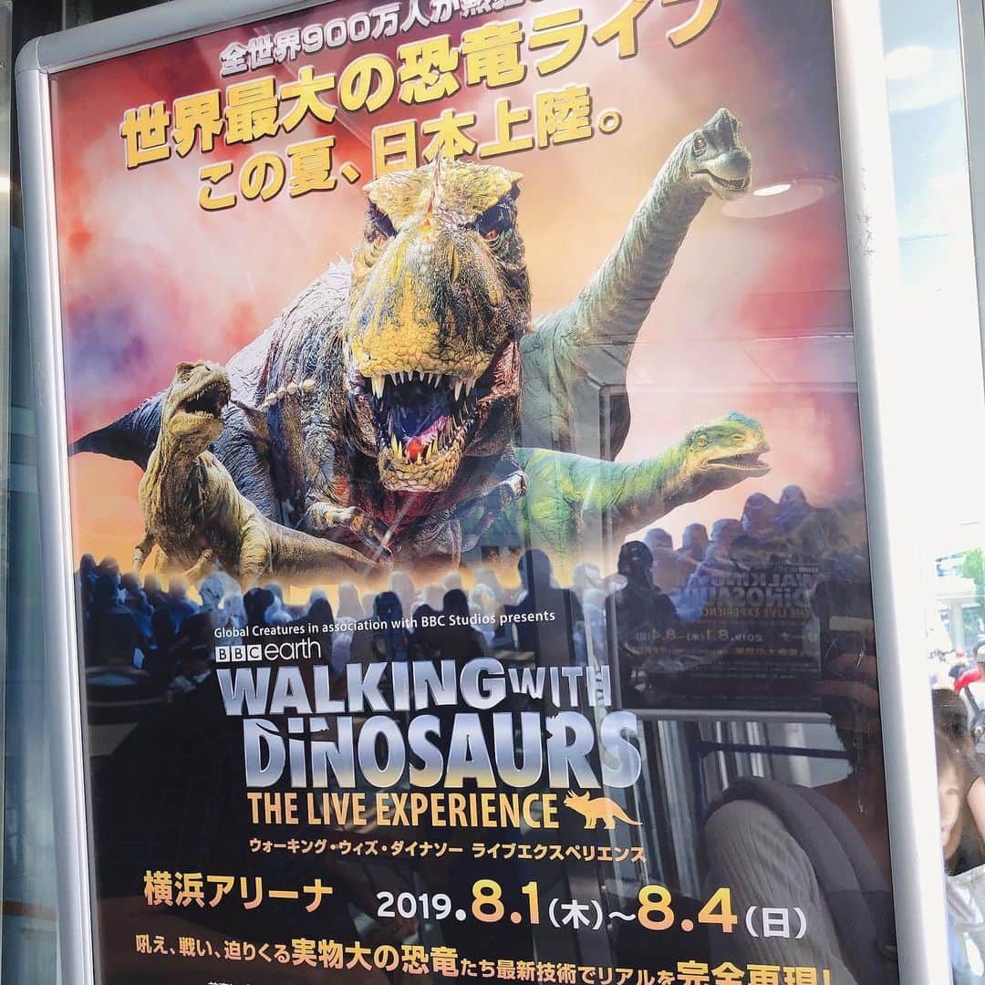 鈴木サチさんのインスタグラム写真 - (鈴木サチInstagram)「#walkingwithdinosaurs を観に行ってきました！！ ここ数年、子供たちが恐竜にはまっているから、かなり興奮してましたよー。 怪獣にーさん、興奮しながら 出てくる恐竜の名前を教えてくれるんだけど、、、 恐竜の声で全然聞こえない😅とりあえず頷いときましたっ💦  動きもリアルで大きくてかなり迫力があり、大満足！！ 明日までなので、ぜひ行ってみてください！！ #mama #mother #model #family #kids #baby #夏休み #小学生 #tokyo #東京 #japan」8月3日 23時48分 - sachi_suzuki