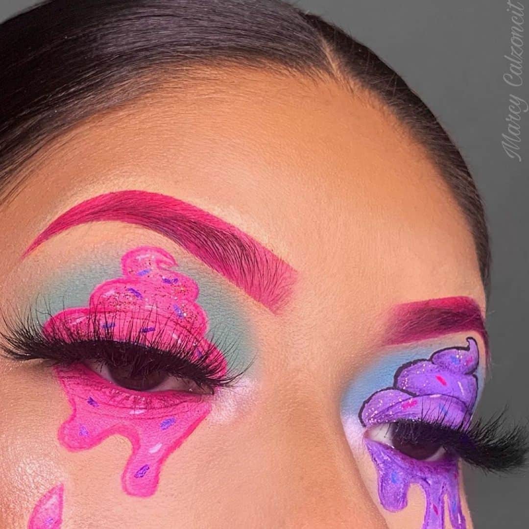 Jeffree Star Cosmeticsさんのインスタグラム写真 - (Jeffree Star CosmeticsInstagram)「ICE CREAM ANYONE? 🍦🤤 @marcycalzoncit used our #JAWBREAKER palette to create this look 💖  #jeffreestarcosmetics」8月4日 0時05分 - jeffreestarcosmetics