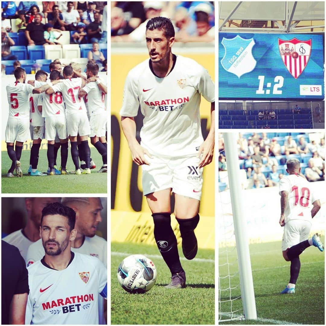 セビージャFCさんのインスタグラム写真 - (セビージャFCInstagram)「FT 1-2 🆚 @tsghoffenheim 💪🏼 #vamosmisevilla‼️ #sevilla #hoffenheim #wearesevilla #pretemporada ⚽️」8月4日 0時46分 - sevillafc