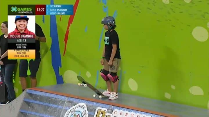 岡本碧優のインスタグラム：「My 1st run of the @xgames finals yeterday. Check out the live replay for more! Thank you @xgames ❤」