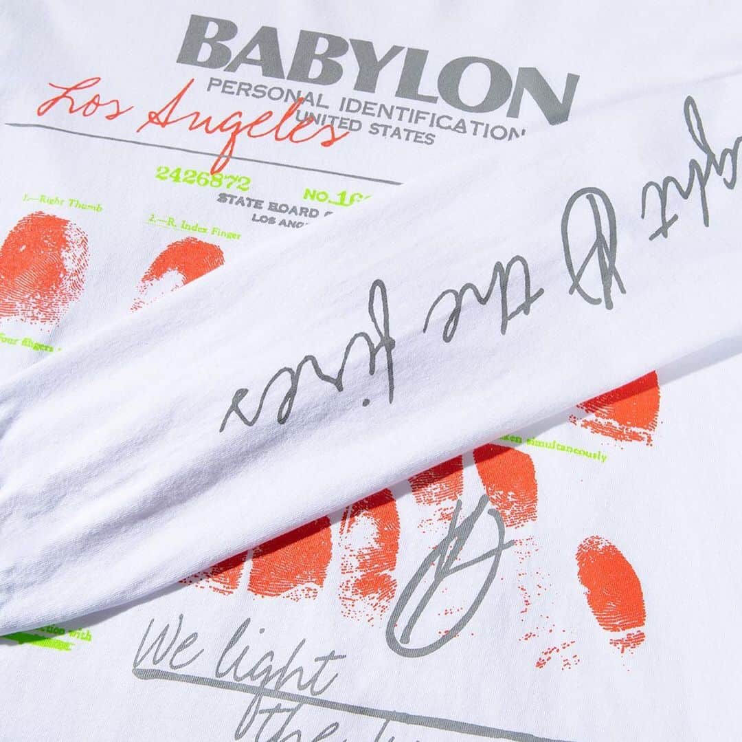 Babylon LAさんのインスタグラム写真 - (Babylon LAInstagram)「Crime Longsleeve Available Now @ Babylon.la」8月4日 2時34分 - babylon.la