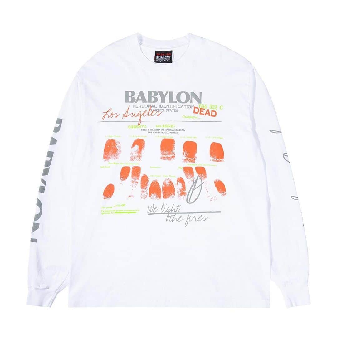 Babylon LAさんのインスタグラム写真 - (Babylon LAInstagram)「Crime Longsleeve Available Now @ Babylon.la」8月4日 2時34分 - babylon.la