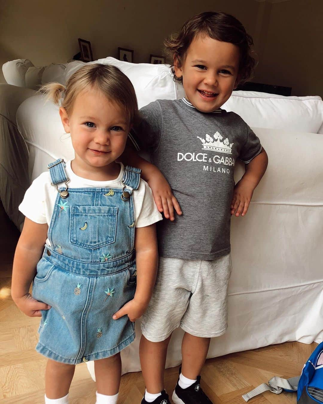 サム・フェアーズさんのインスタグラム写真 - (サム・フェアーズInstagram)「So proud of my two little babies 💜💙」8月4日 3時03分 - samanthafaiers