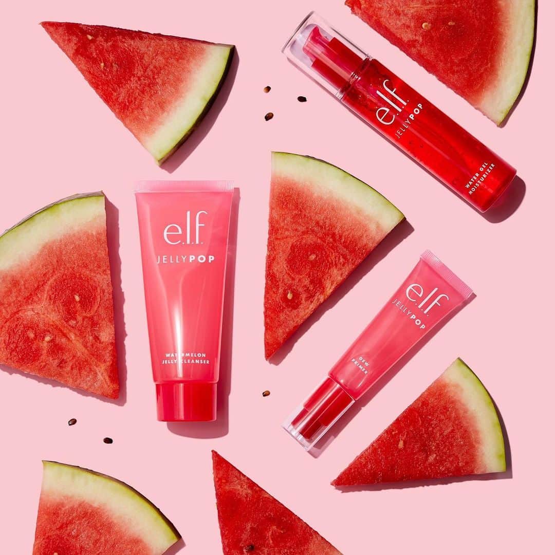 e.l.f.さんのインスタグラム写真 - (e.l.f.Instagram)「Celebrate #NationalWatermelonDay with our limited-edition, Jelly Pop collection! 🍉 Jelly Pop is watermelon-infused beauty for instant hydration - giving you juicy and plump skin for the summer! Shop at @ultabeauty and elfcosmetics.com! 💦 #elfingamazing #elfcosmetics #crueltyfree #vegan」8月4日 4時02分 - elfcosmetics