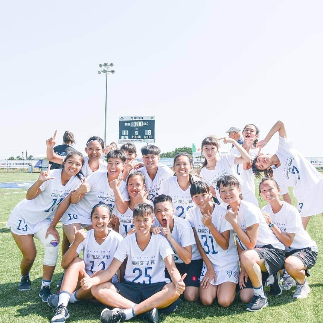 山田幸代さんのインスタグラム写真 - (山田幸代Instagram)「国際大会初勝利🥍‼️ @taiwanlacrosse  CHINESE TAIPEI WIN IN THE BOOKS!!! #𝗢𝗡𝗘𝗜𝗡𝗖𝗛 #2019u19wc」8月4日 5時43分 - lacrosseplayer_sachiyoyamada