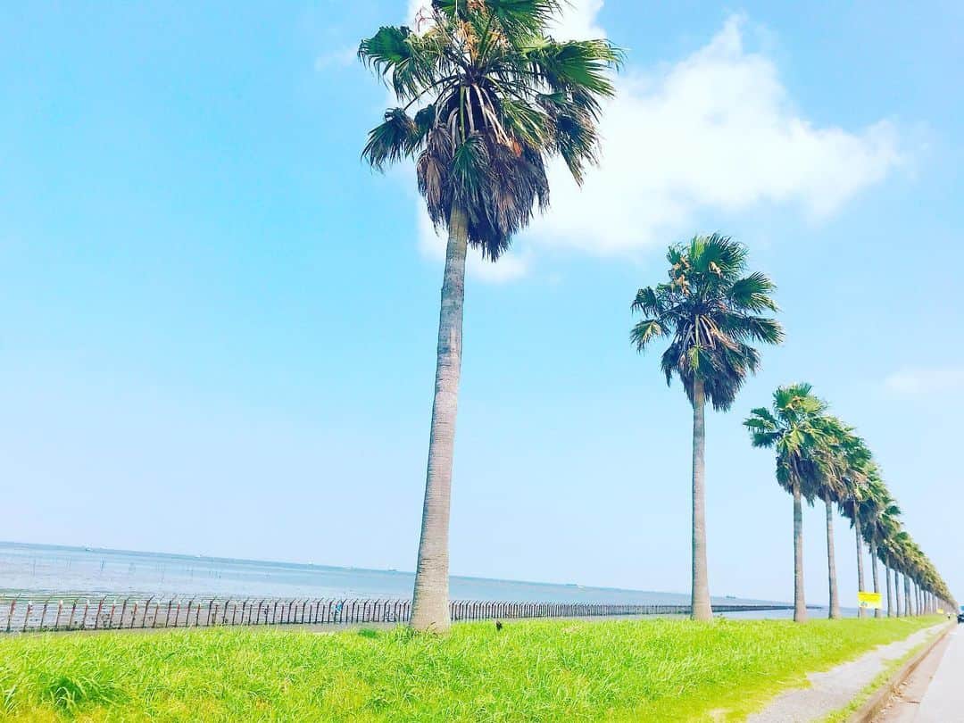 佐藤もも子のインスタグラム：「夏ー💙🏝🏝🏝🏝」