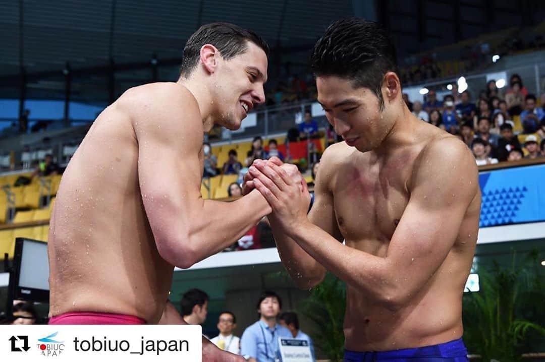 のインスタグラム：「#Repost @tobiuo_japan with @get_repost ・・・ FINA Swimming World Cup in Tokyo 2019 Day2 #トビウオジャパン #tobiuojapan #ワールドカップ #SWC19 #Waterisourworld #picsport @picsport_japan」