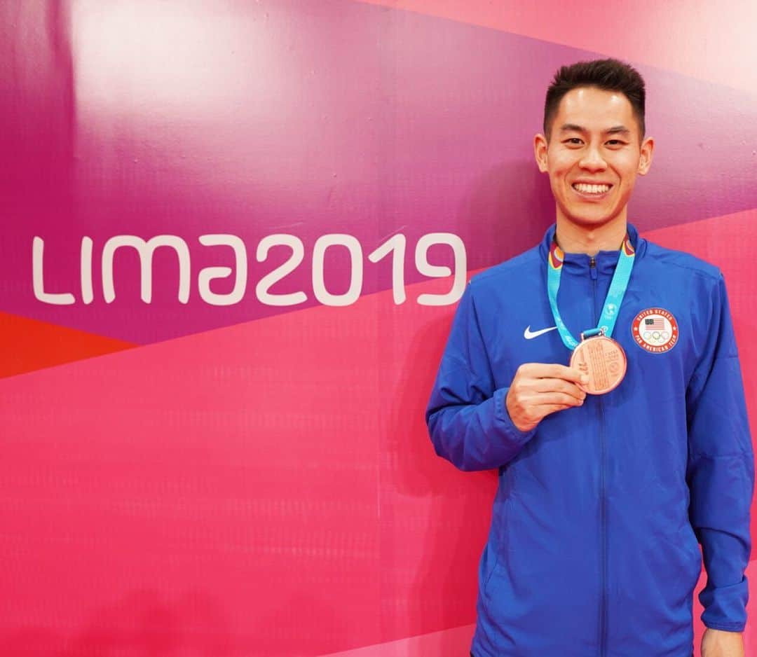 のインスタグラム：「Thank you to all the coaches, my partner, my teammates, USOC medical staff, Team USA operations staff, and everyone that was a part of this bronze medal!」