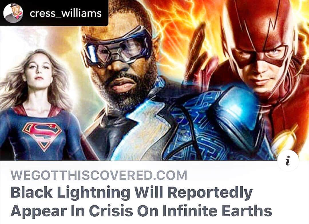 ダンテ・カーヴァーさんのインスタグラム写真 - (ダンテ・カーヴァーInstagram)「•repost • #dcアンバサダー @cress_williams You asked for it...you got it!!! #blacklightning #crisisoninfiniteearths #getlit」8月4日 11時07分 - dantecarverofficial