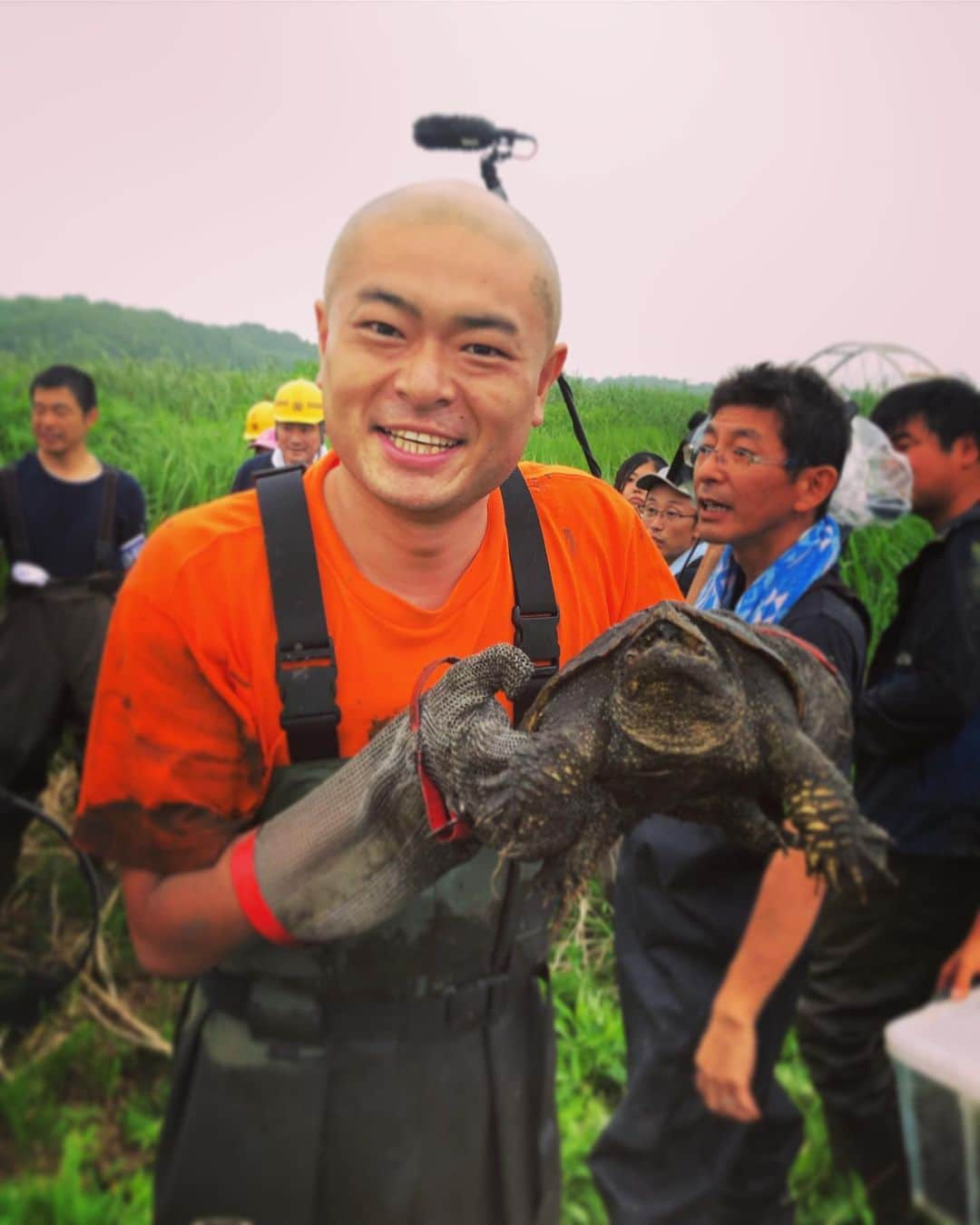 あばれる君さんのインスタグラム写真 - (あばれる君Instagram)「8月4日(日)テレビ東京系列「緊急SOS！ヤバい現場に行ってみた！」夜7:54〜‼︎ カミツキガメとの攻防‼︎奇跡が起きるかも‼︎絶対見てください‼︎」8月4日 11時22分 - abarerukun