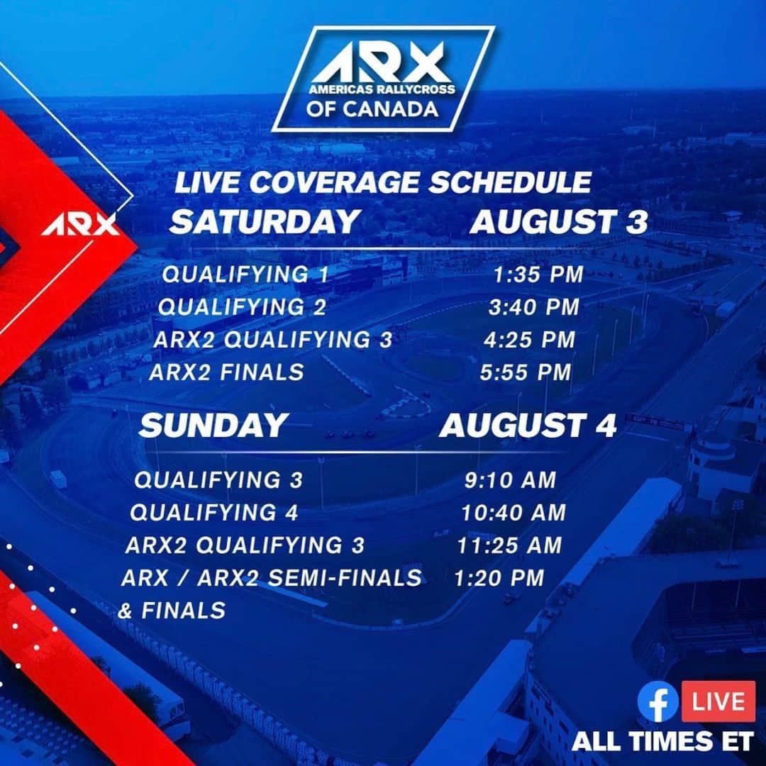 Subaru of Americaさんのインスタグラム写真 - (Subaru of AmericaInstagram)「Two rounds of rallycross qualifying from Canada are done, and @subarumotorsportsusa is looking for their fourth win of the season. Be sure to tune into the @arxrallycross livestream tomorrow to catch all the action! #SubaruMotorsportsUSA」8月4日 12時26分 - subaru_usa