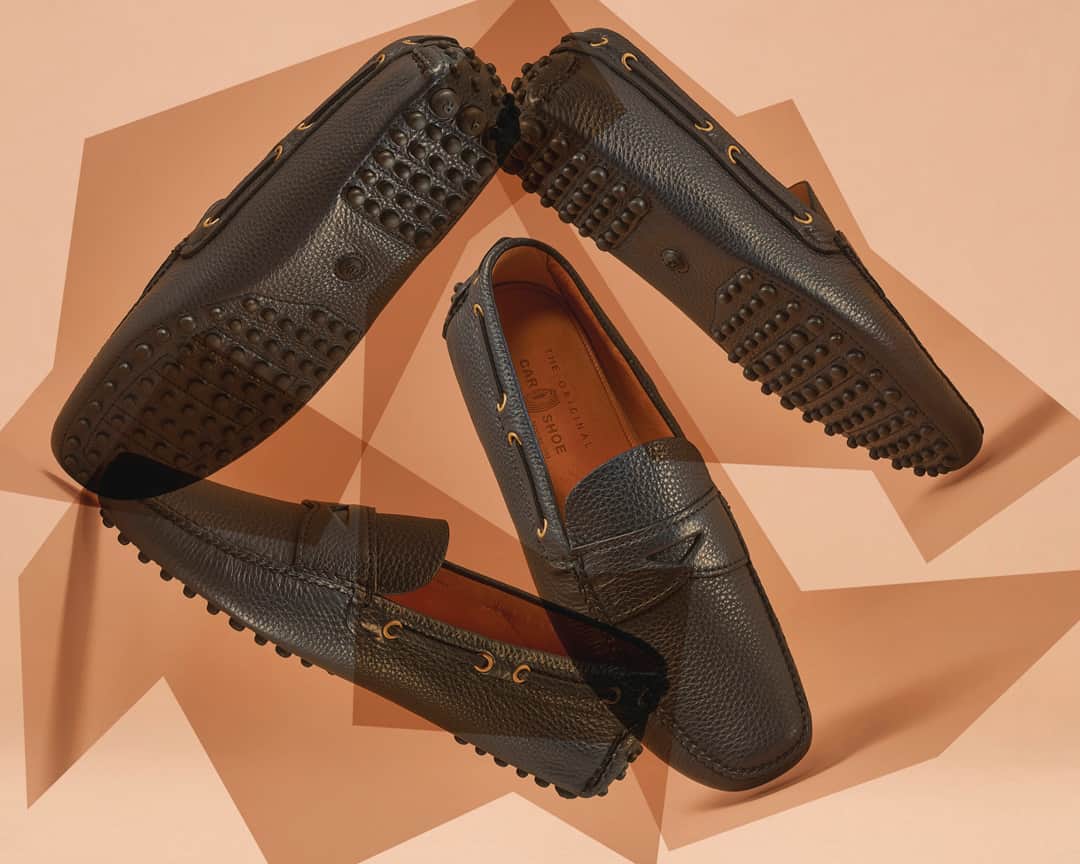 のインスタグラム：「An icon for every occasion. The Original #moccasin features studded rubber sole, handmade in Italy. _ Click the link in bio to explore the collection.」