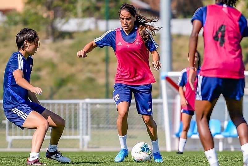 熊谷紗希さんのインスタグラム写真 - (熊谷紗希Instagram)「2ème semaine ✅ #preseason#🔴🔵」8月5日 1時22分 - kumagai1017