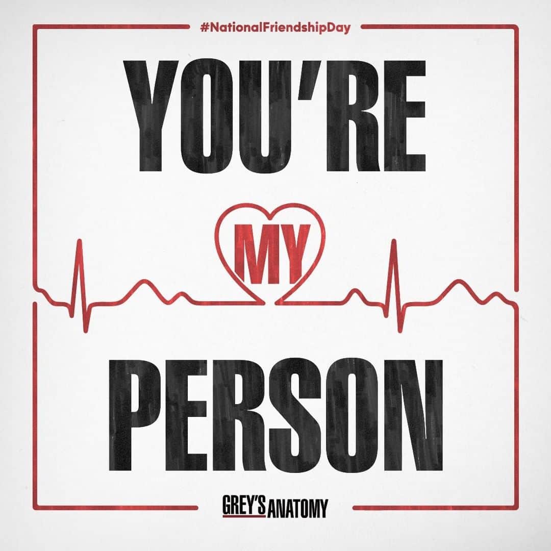 Grey's Anatomyさんのインスタグラム写真 - (Grey's AnatomyInstagram)「These 3 little words mean so much. Happy #NationalFriendshipDay from #GreysAnatomy!」8月5日 1時30分 - greysabc