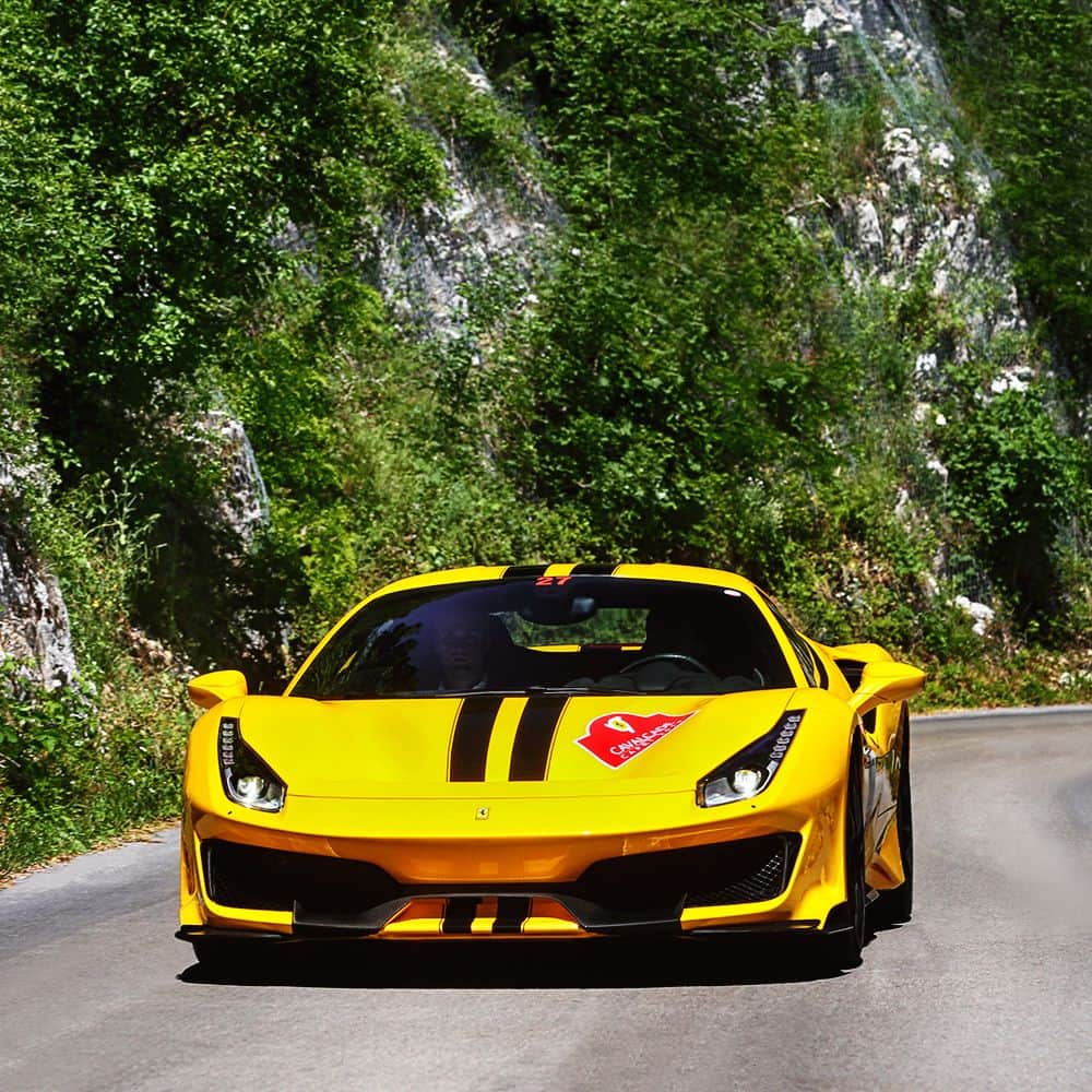 フェラーリさんのインスタグラム写真 - (フェラーリInstagram)「Take on new roads with the #Ferrari488Pista and prepare for incredible adventures. #Ferrari #DrivingFerrari #FastCar #FerrariCavalcade」8月4日 17時00分 - ferrari
