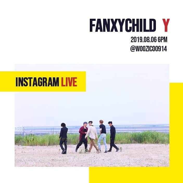 ジコさんのインスタグラム写真 - (ジコInstagram)「FANXY CHILD Y 발매 & 콘서트 기념 인스타그램 라이브 8월 6일 화요일 오후 6시 @woozico0914 로 오세요!  @crush9244 @deantrbl @penomadeincorea @millicmillic @xstaytunedx #FANXYCHILD #Y」8月4日 18時00分 - woozico0914