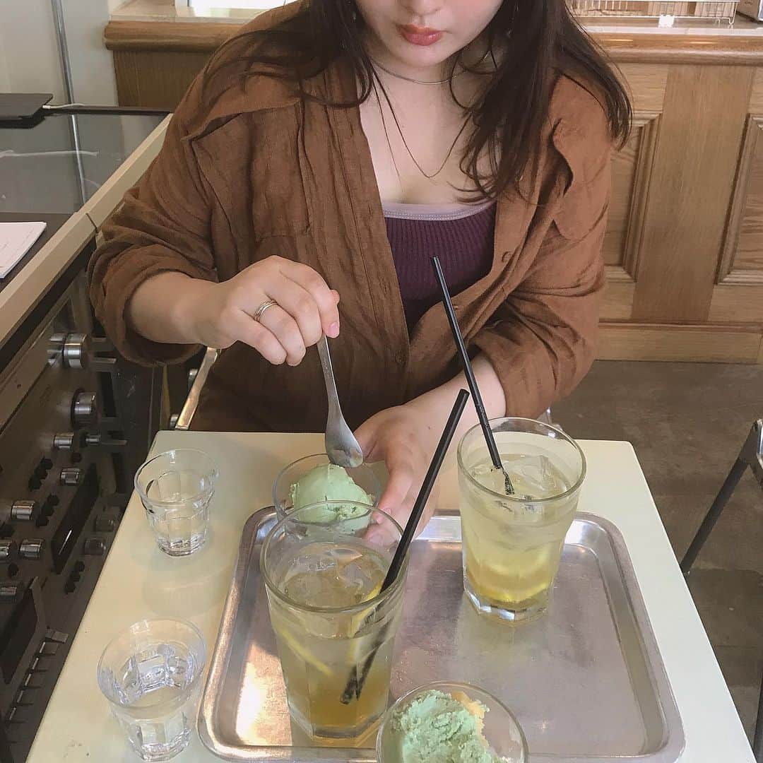 真山朔のインスタグラム：「182🍨」