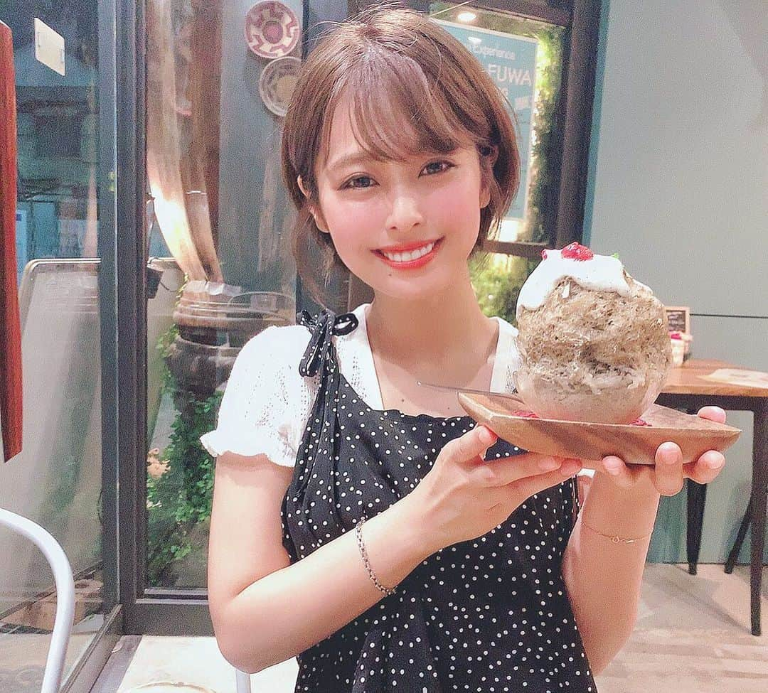 紗藤まゆさんのインスタグラム写真 - (紗藤まゆInstagram)「夜遅くにかき氷を食べられるお店がありました☺️🍧 #かき氷 #instagram #instalove #instapic #instagood #instadiary #instamood #instafollow #tagforlikes #tflers #photooftheday #picoftheday #l4l #follow4follow #followme #like #ootd #pic #fashion #hair #tokyo」8月4日 18時49分 - __satomayu