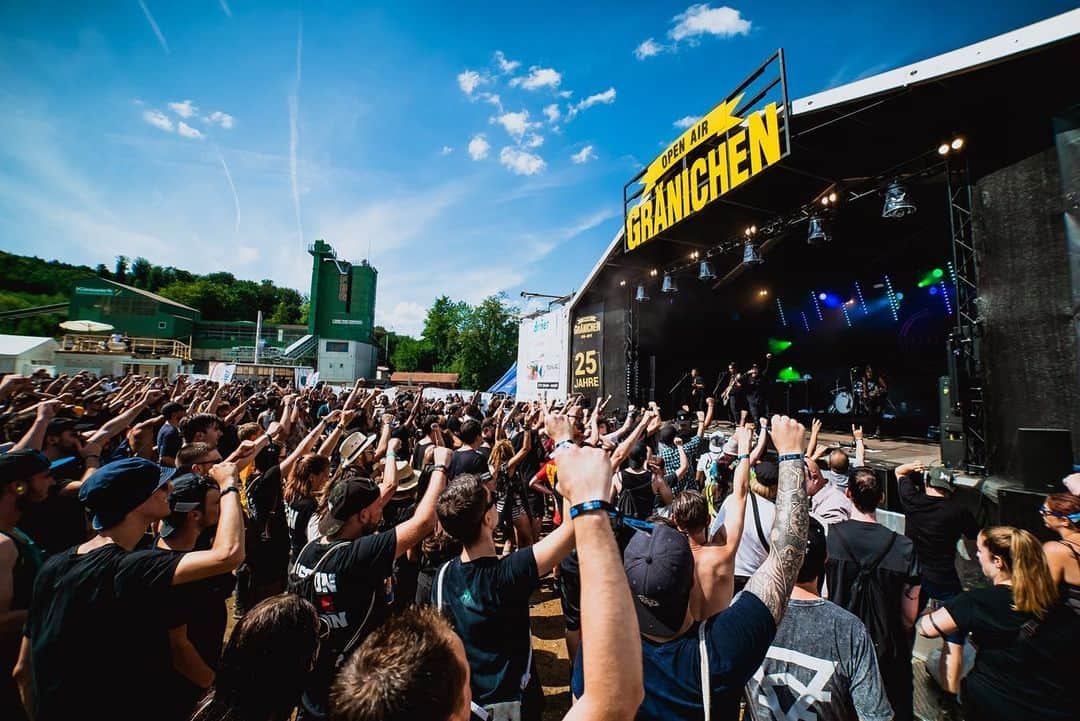 Crystal Lakeさんのインスタグラム写真 - (Crystal LakeInstagram)「Thank you @openairgraenichen in Switzerland yesterday! It was a great to start our “HELIX European Summer Tour” season 2. We’ll be back in November @neversaydietour! See you all there!  Photo: @johngyllhamn  #CrystalLake #Helix #WorldTour2019」8月4日 19時05分 - crystallake777