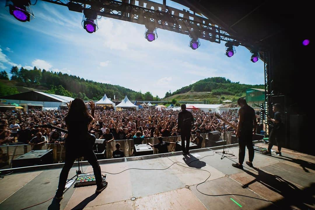 Crystal Lakeさんのインスタグラム写真 - (Crystal LakeInstagram)「Thank you @openairgraenichen in Switzerland yesterday! It was a great to start our “HELIX European Summer Tour” season 2. We’ll be back in November @neversaydietour! See you all there!  Photo: @johngyllhamn  #CrystalLake #Helix #WorldTour2019」8月4日 19時05分 - crystallake777