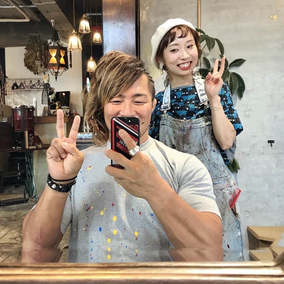 棚橋弘至さんのインスタグラム写真 - (棚橋弘至Instagram)「昨日の #hairstyle 。 #編み込み #逸嬢」8月4日 19時39分 - hiroshi_tanahashi