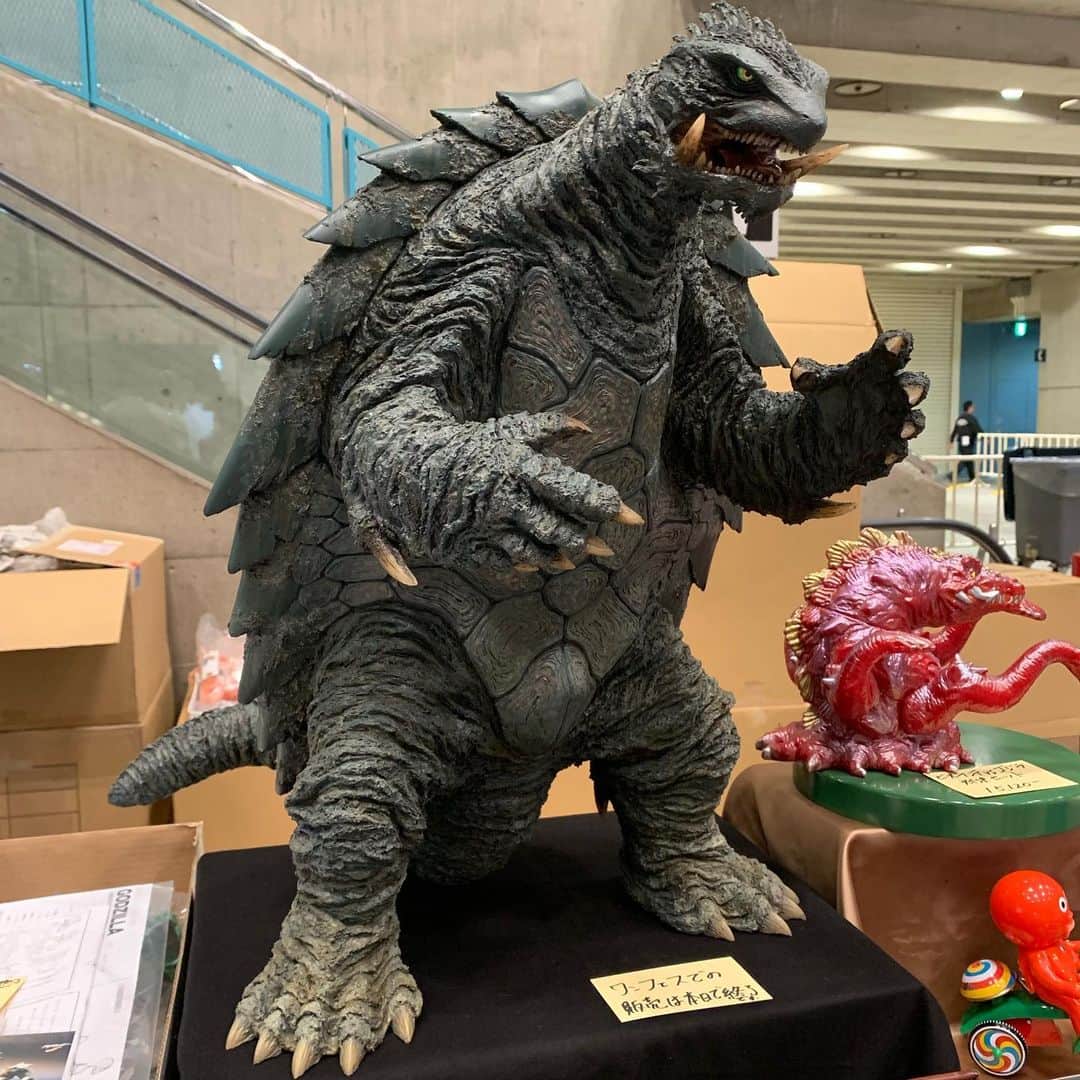 のインスタグラム：「欲しい。 M1号のガメラ。  #ガメラ  #m1go  #m1  #ガレージキット  #ワンフェス2019夏  #ワンフェス  #平成ガメラ  #怪獣 #特撮 #フィギュア #平成 #Kaiju #コレクション #特撮ヒーロー #なべやかん #なべやかんコレクション」