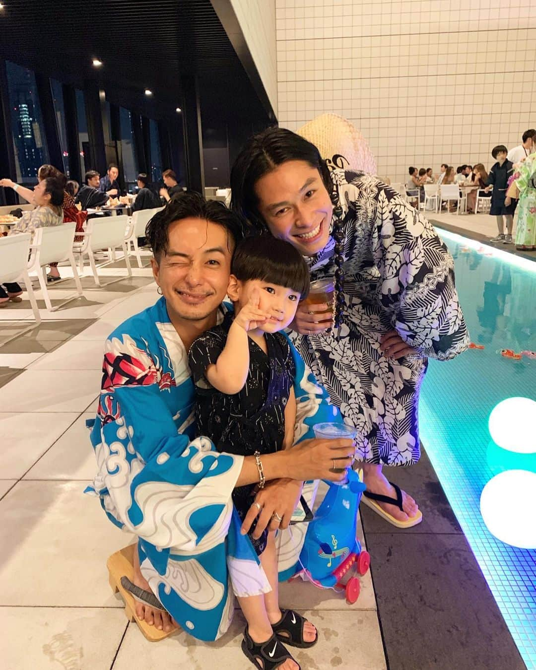 奈良裕也さんのインスタグラム写真 - (奈良裕也Instagram)「今年初の浴衣は @keitamaruyama ⛩🇯🇵 @keitamaruyama_official  買おうかな 気に入った🌊🌸 #おしゃれ盆踊り #ケイタマルヤマ #小柳ゆるみ子 盆踊りのDJの写真は次回に😊」8月4日 20時48分 - yuyanara